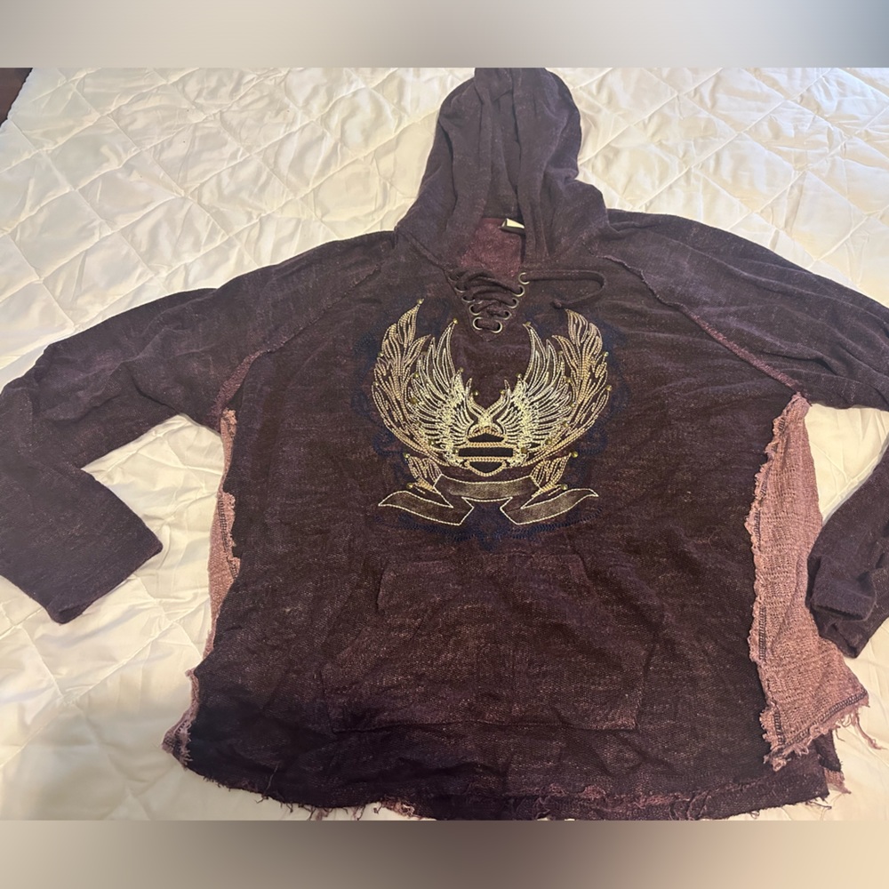 Harley Davidson lightweight hooded sweater in 3X